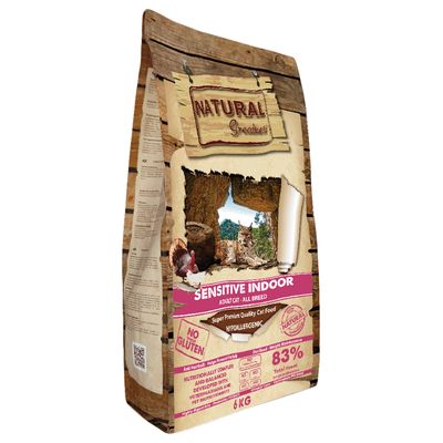 Natural Greatness Sensitive Indoor z kurczakiem i indykiem
