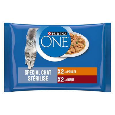 PURINA ONE Sterilised Cat 4 x 85 g