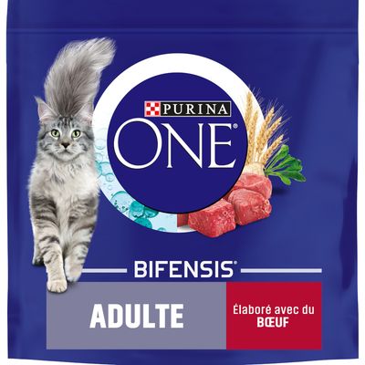 PURINA ONE Adult Wołowina, pełnoziarnista dla kotów