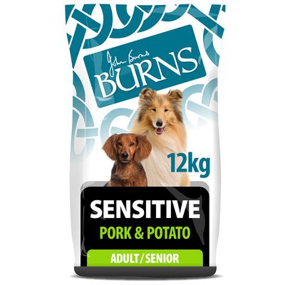 Burns Adult & Senior Sensitive, wieprzowina i ziemniaki