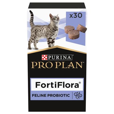 Purina Pro Plan Fortiflora Feline Probiotic, kostki do żucia