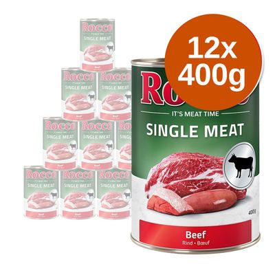 Korzystny pakiet Rocco Single Meat, 12 x 400 g