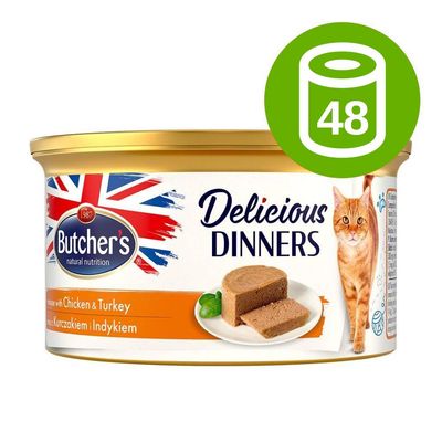 Megapakiet Butcher's Delicious Dinners, 48 x 85 g