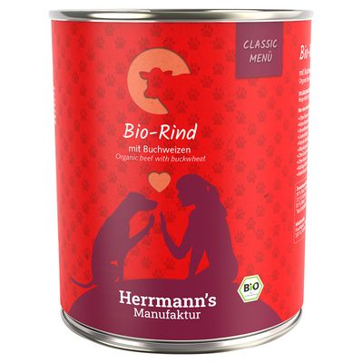 Herrmann's Classic Bio Menu, 6 x 800 g