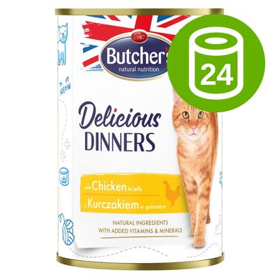 Butcher's Delicious Dinners, 24 x 400 g
