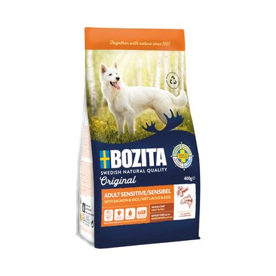 Bozita Original Adult Sensitive, łosoś i ryż - bez pszenicy
