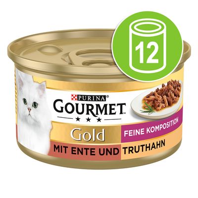 Gourmet Gold Feine Komposition, w sosie, 12 x 85 g