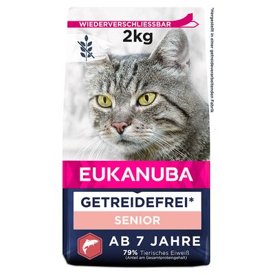 Eukanuba Senior Grain Free, z łososiem