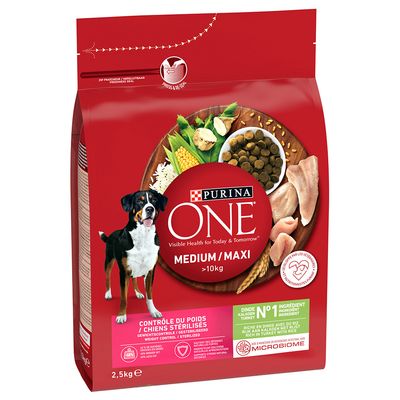 Purina ONE Medium/Maxi Weight Control Sterilised, indyk
