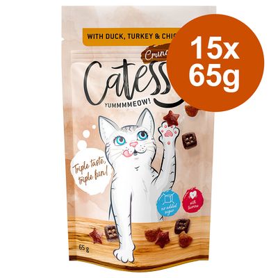Korzystny pakiet Catessy Crunchy Snacks, 15 x 65 g