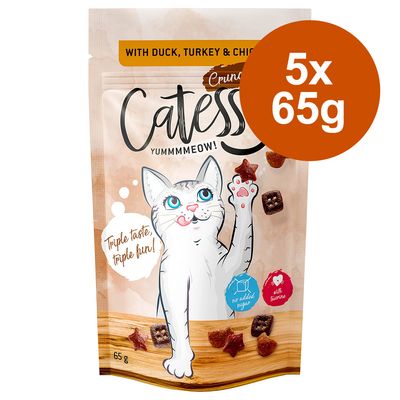Korzystny pakiet Catessy Crunchy Snacks, 5 x 65 g