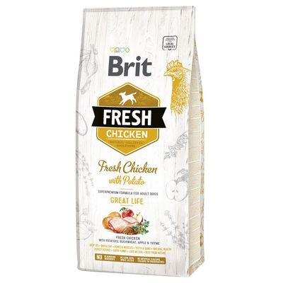 Brit Fresh Adult Great Life, kurczak z ziemniakami