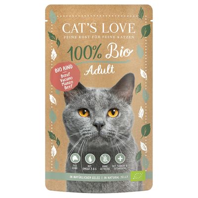 Cat's Love Bio, 6 x 100 g