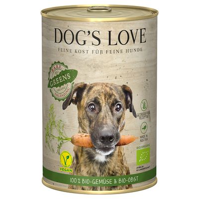 Dog´s Love Bio Vegan, 6 x 400 g
