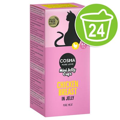 Cosma Mini Jelly Cups, 24 x 25 g