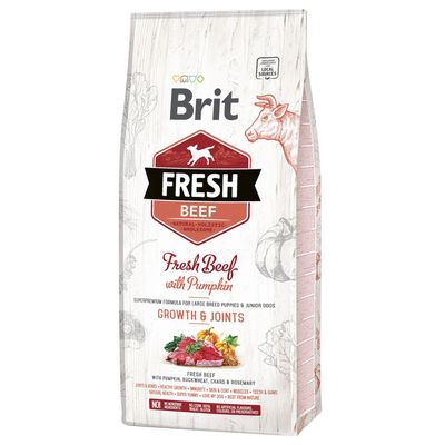 Brit Fresh Puppy Large, wołowina z dynią