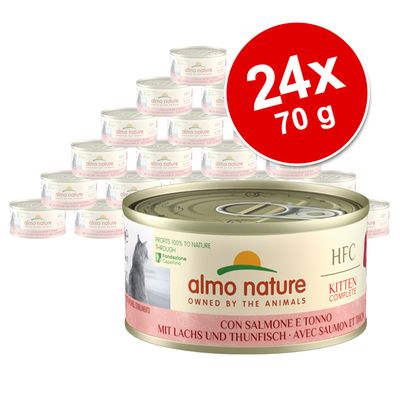 Korzystny pakiet Almo Nature HFC Complete Kitten 24 x 70 g