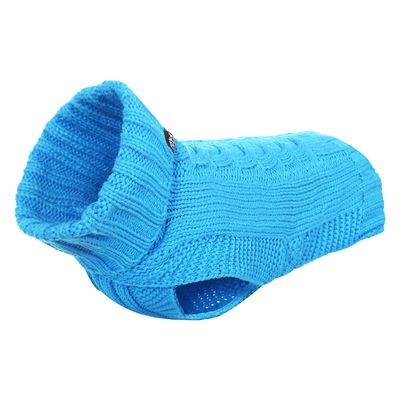 Sweter dla psa Rukka® Wooly, turkusowy