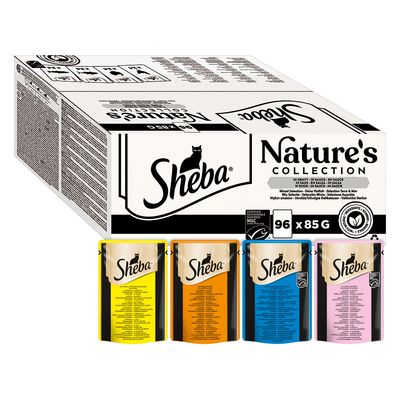 Korzystny pakiet Sheba Nature's Collection w sosie Protein, 96 x 85 g