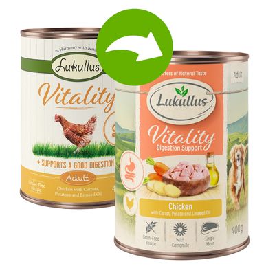 Lukullus Vitality Trawienie: Kurczak (bez zbóż)