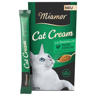 Miamor Cat Cream, kurczak i warzywa