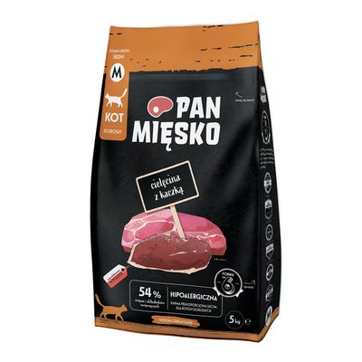 Pan Mięsko, cielęcina z kaczką, Medium