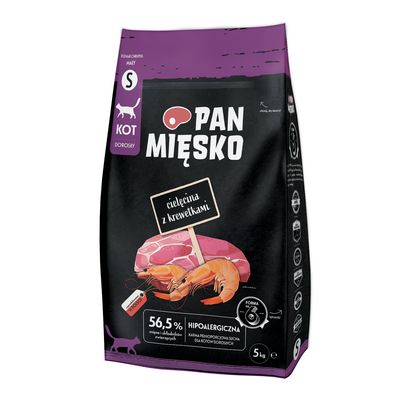 Pan Mięsko, cielęcina z krewetkami, Small