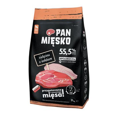 Pan Mięsko Medium, cielęcina z indykiem