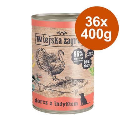 Megapakiet Wiejska Zagroda, mokra karma dla psa, 36 x 400 g