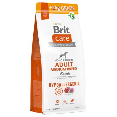 12 + 2 kg gratis! Brit Care Dog, 14 kg