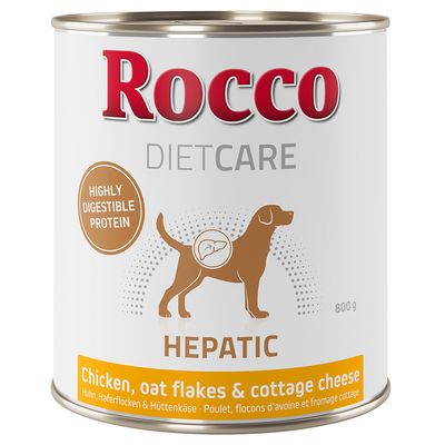 Rocco Diet Care Hepatic, kurczak z płatkami owsianymi i twarogiem