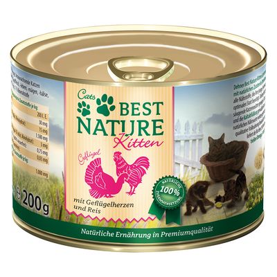 Best Nature Kitten, 6 x 200 g
