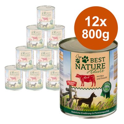 Korzystny pakiet Best Nature Dog Adult, 12 x 800 g