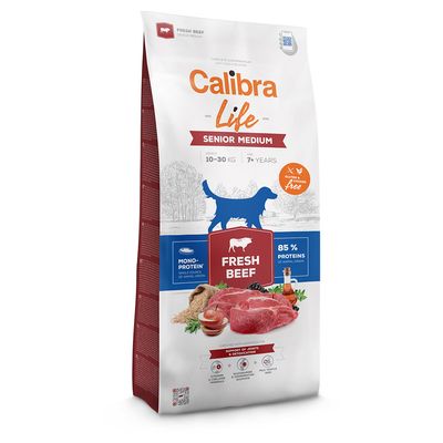 Calibra Life Senior Medium Breed, ze świeżą wołowiną