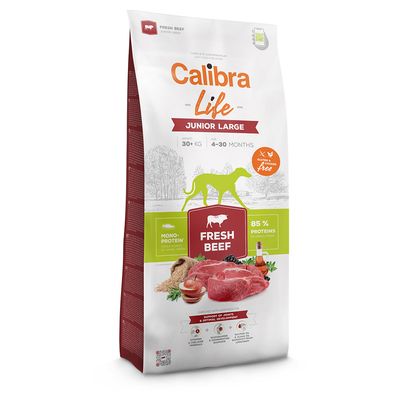 Calibra Life Junior Large Breed, ze świeżą wołowiną