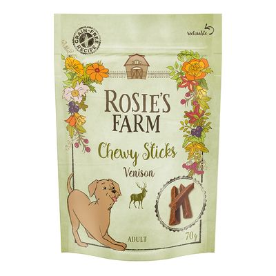 Rosie's Farm Chewy Sticks, dziczyzna