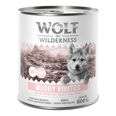 Wolf of Wilderness Junior “Expedition”, 6 x 800 g