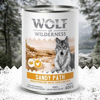 Wolf of Wilderness Senior “Expedition”, 6 x 400 g