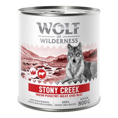 Wolf of Wilderness Senior “Expedition”, 6 x 800 g