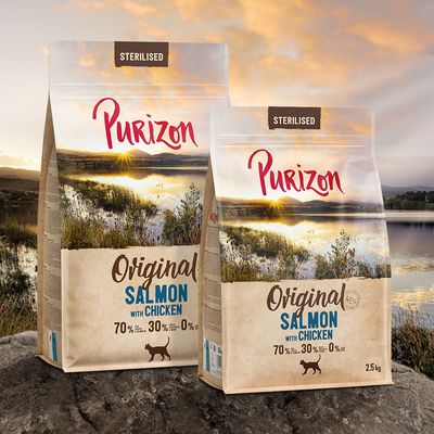 Purizon Sterilised Adult łosoś z kurczakiem - bez zbóż