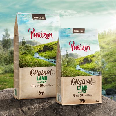 Purizon Sterilised Adult jagnięcina z rybą - bez zbóż