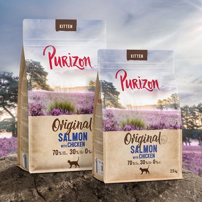 Purizon Kitten łosoś z kurczakiem - bez zbóż