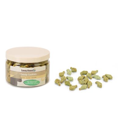 Beeztees Catnip Cookies, łosoś