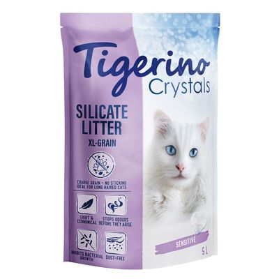 Tigerino Crystals XL-Grain Sensitive, żwirek dla kota – bezzapachowy