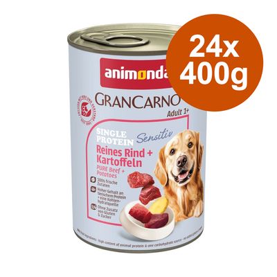 Korzystny pakiet animonda GranCarno Adult Sensitive, 24 x 400 g