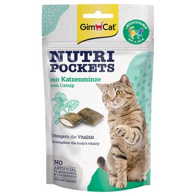 GimCat Nutri Pockets, z kocimiętką