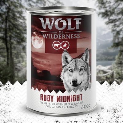 Wolf of Wilderness "Red Meat", 6 x 400 g