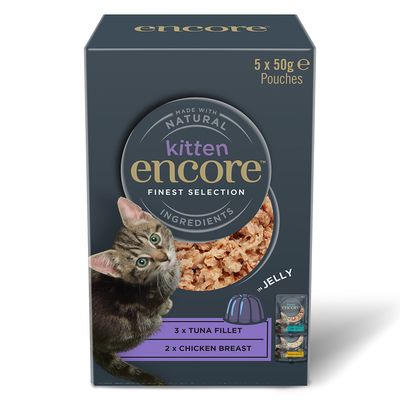 Encore Kitten w galarecie, 5 x 50 g