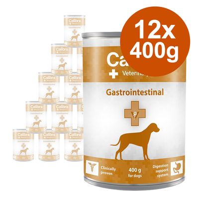 Korzystny pakiet Calibra Veterinary Diet Dog Gastrointestinal, 12 x 400 g