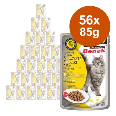 Korzystny pakiet Super Benek Filety w sosie, 56 x 85 g